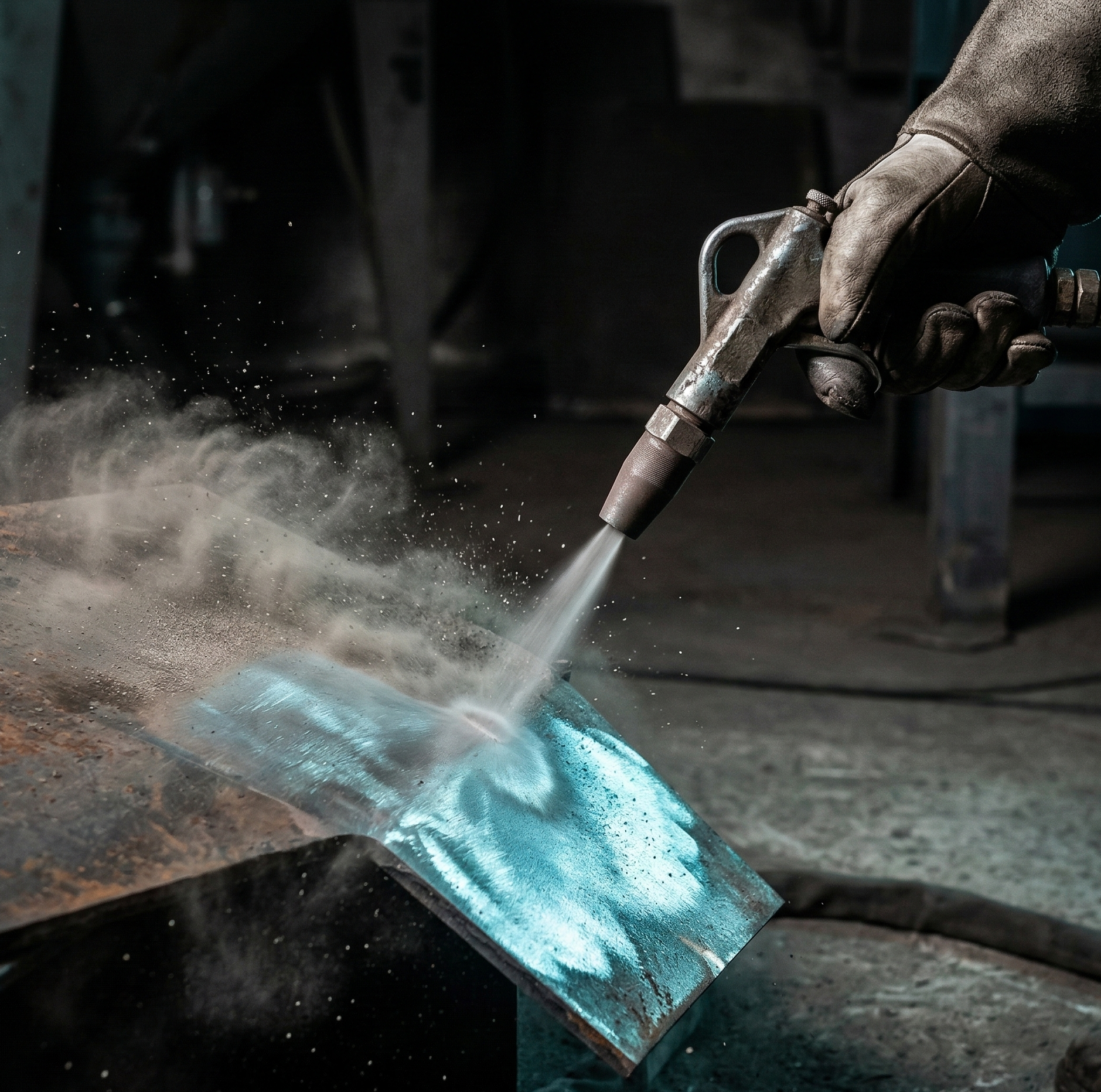 Piaskowanie powierzchni